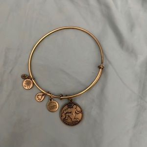 Alex and Ani Gold Aquarius Charm Bracelet/Bangle